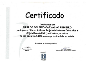 Curso Analise E Projeto De Sistemas Orientados A Objeto Usando Uml Insoft Sebrae