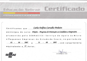 Proprio Programacao De Orientacao Ao Candidato A Empresario