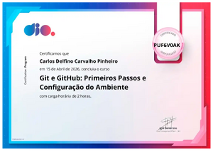 2026 04 15 Git E Github Primeiros Passos E Configuracao De Ambiente