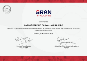 2026 04 21 Analise De Dados E Inteligencia De Negocios Gran Faculdade Certificado Curso Livre 60081776785256
