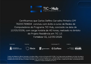 2026 05 12 Curso De Redes De Computadores Do Programa Tic Hub