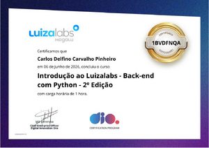 2026 06 06 Introducao Ao Luizalabs Back End Com Python 2O Edicao Dio 1Bvdfnqa