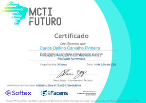 2026 07 14 Introducao A Realidade Virtual Realidade Mista E Realidade Aumentada Certificado B7A5A841 5Ad4 4A66 8Bc2 054779627993