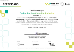 2026 07 30 Capcacitacao Tecnologica Em Web 30 Irede Projeto Residencia Em Tic 29