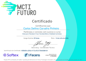 2026 08 17 Introducao A Realidade Virtual Realidade Mista E Realidade Aumentada Certificado B7A5A841 5Ad4 4A66 8Bc2 054779627993