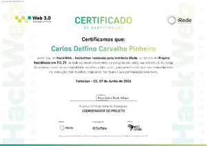 2026 08 18 Hackweb Hackathon Realizado Pelo Instituto Irede No Ambito Do Projeto Residencia Em Tic 29