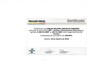Curso Apf Analise E Planejamento Financeiro