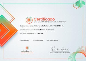 Tecnicas De Persuasao Certificado